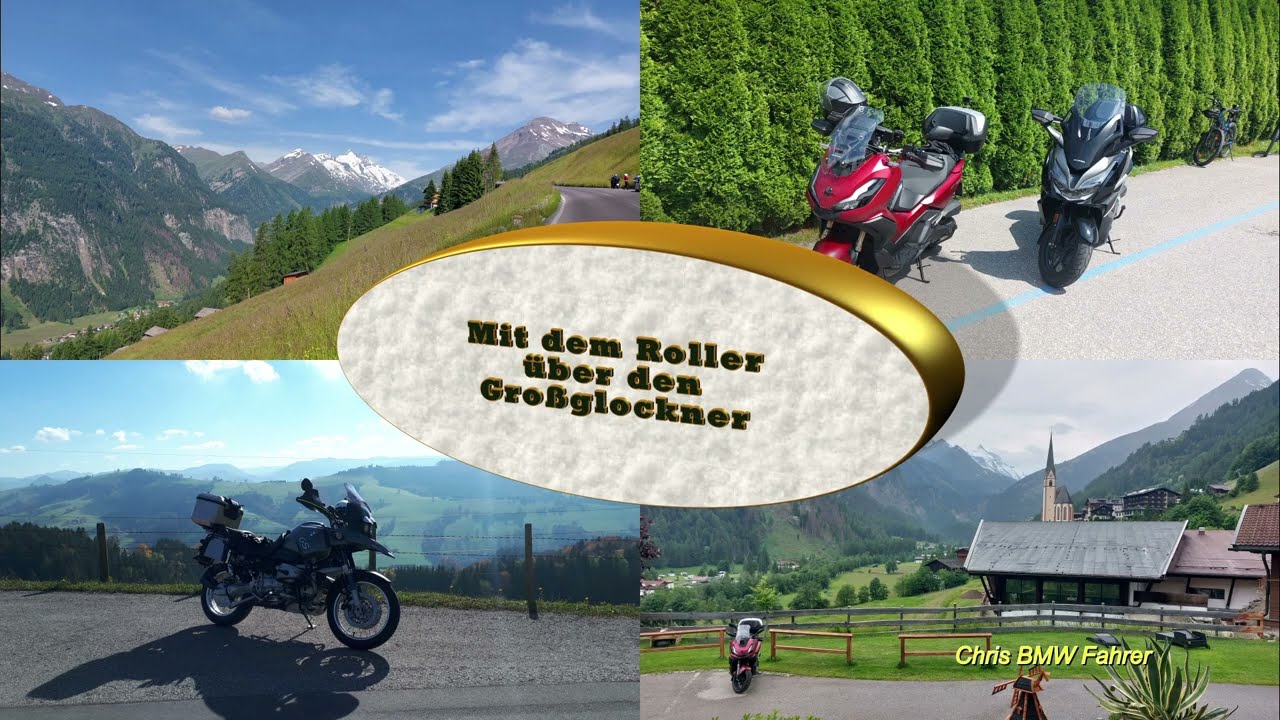 Mit dem Roller über den Großglockner