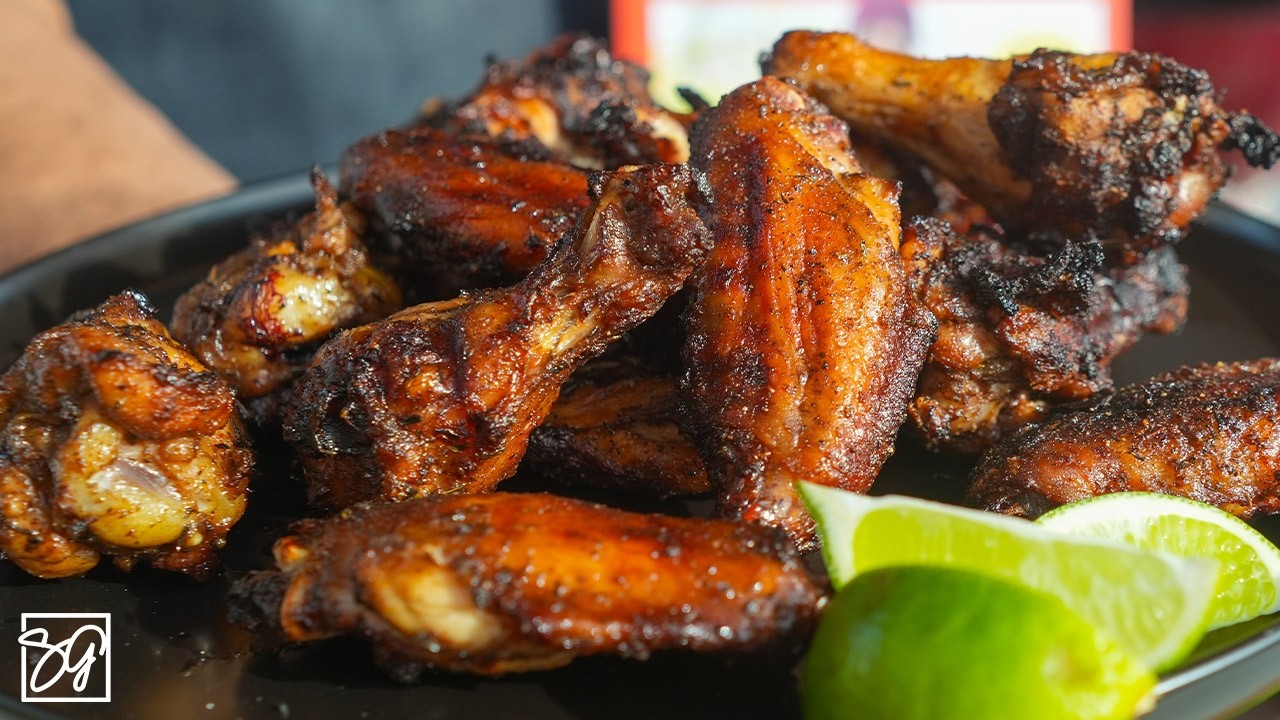 Perfectly Grilled Jerk Chicken Wings