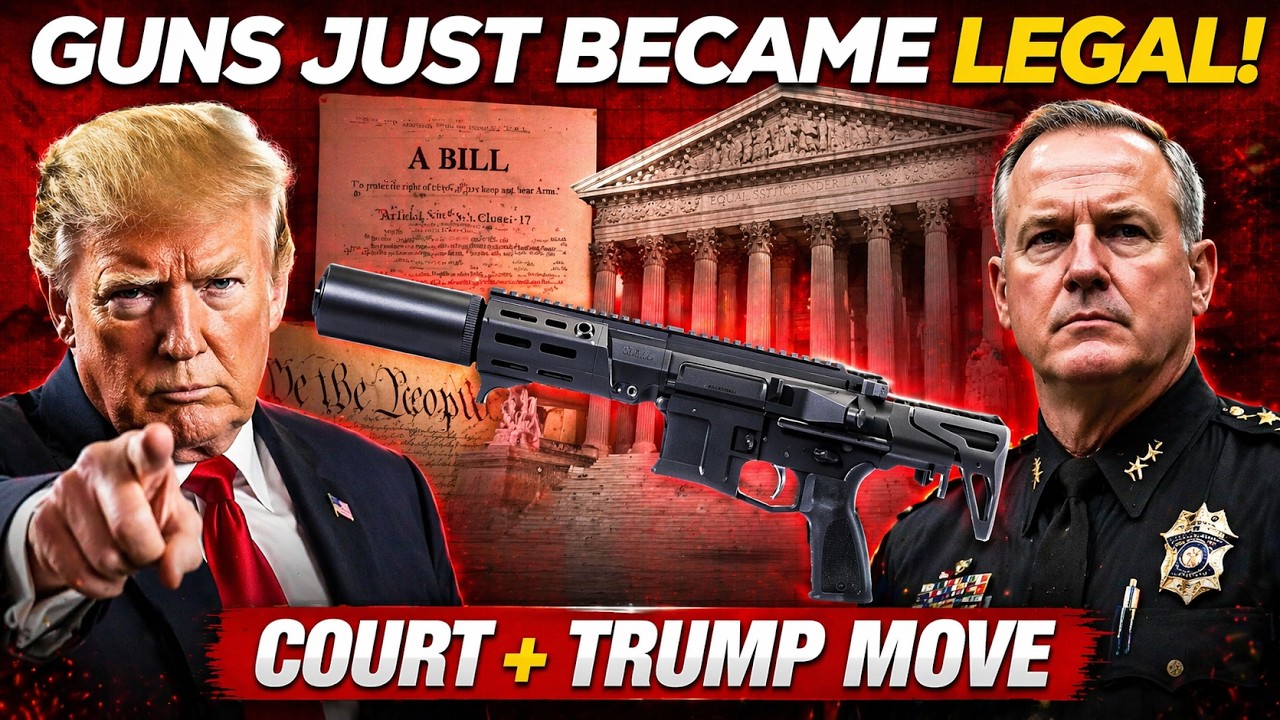 BREAKING:Gun Laws Just Changed &mdash; Trump&rsquo;s Move Legalized 10 Firearms Overnight