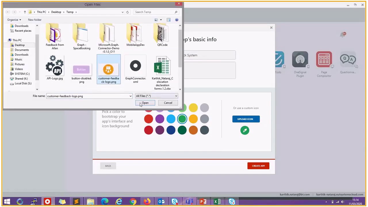Build customer feedback system using Outsystems