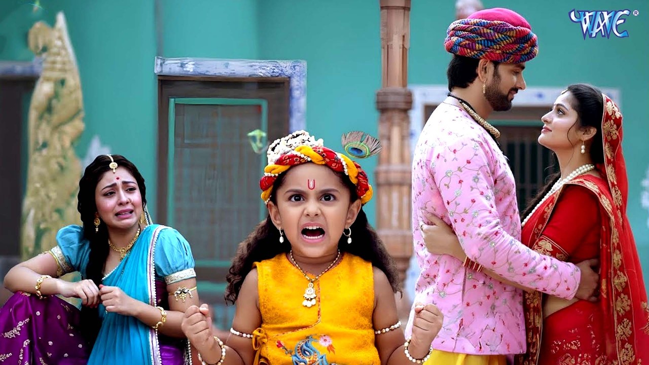 कृष्ण का रौद्र रूप! पिता को फँसाने वाली स्त्री पर बरपा उनका प्रकोप | Yashomati Maiyaa Ke Nandlala