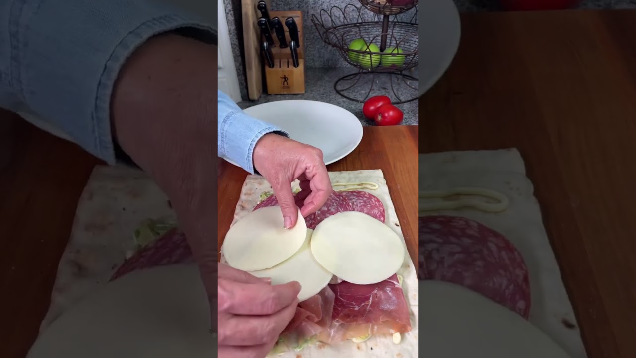Lavash Italian Sandwich Wrap! | So tasty and  easy!