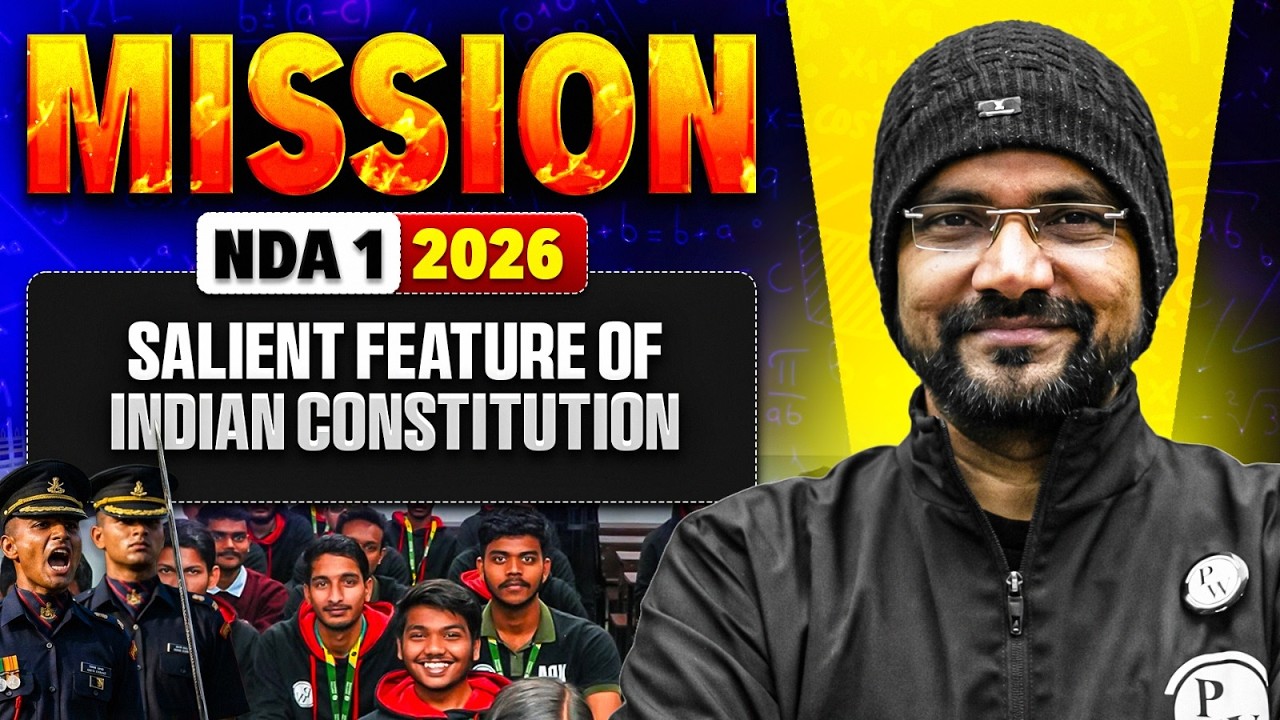 Salient Feature Of Indian Constitution | Mission NDA 1 - 2026 | DW Offline Academy