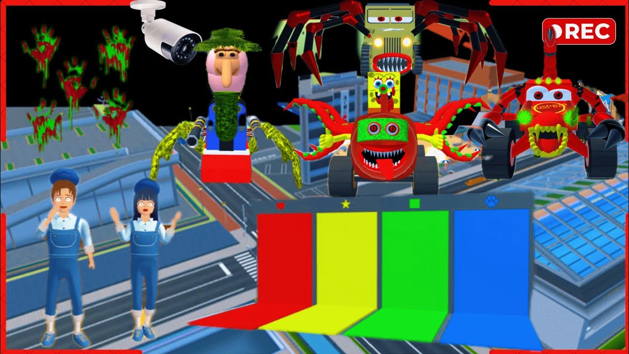 Yuta Shocked CCTV Records MONSTER BRAINROT Portal Door 👹|SAKURA SCHOOL SIMULATOR DRAMA HOROR