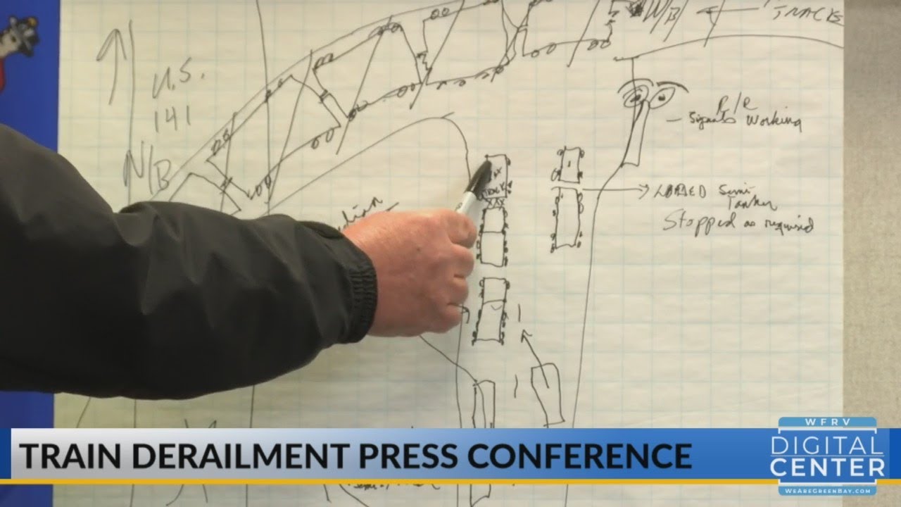 Train derailment press conference