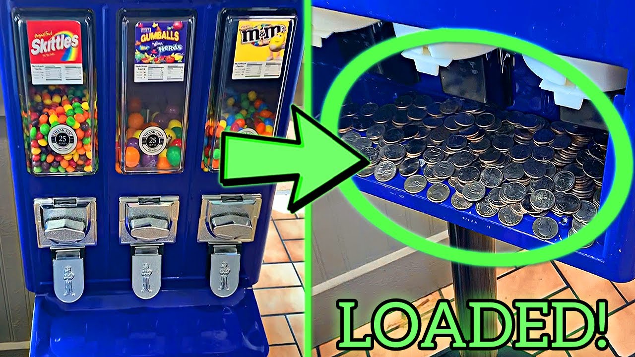 Collecting Money From Our Candy Vending Machines
