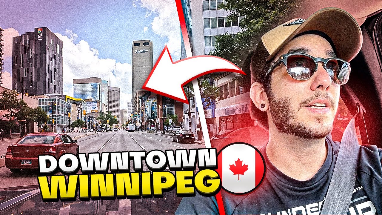 Tour por Downtown em Winnipeg no Canadá!