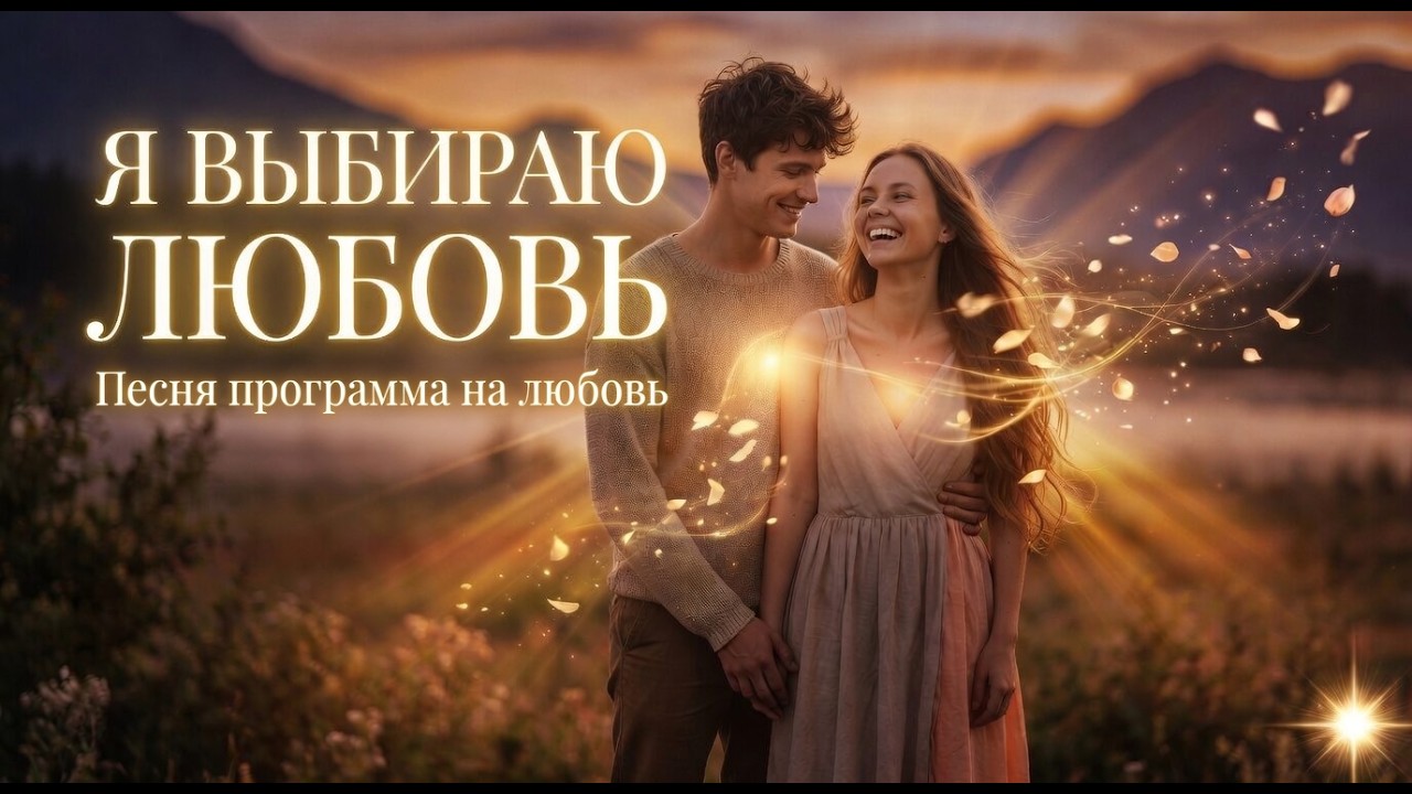 Песня программа на любовь и отпускание старой боли | Я выбираю любовь | песня исцеляющая сердце