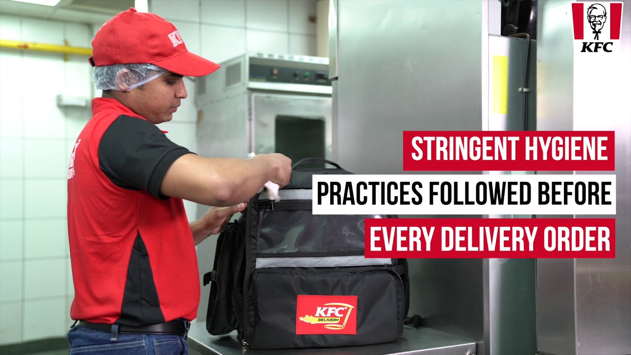 KFC Contactless Delivery with 4X Safety