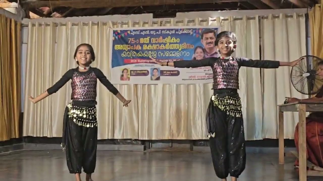 തീപ്പൊരി ചുവടുകളുമായി  വൈഗ & ആരാധ്യ