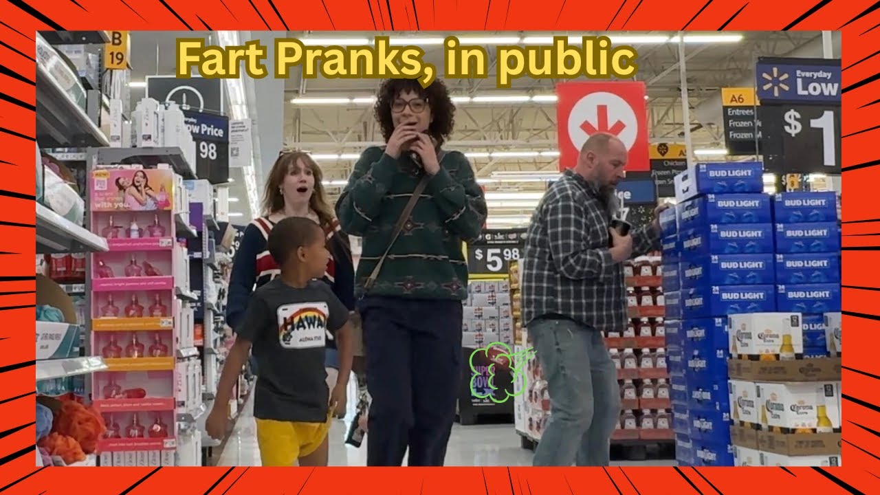 Fart prank in Walmart and People's Reactions Were INSANE