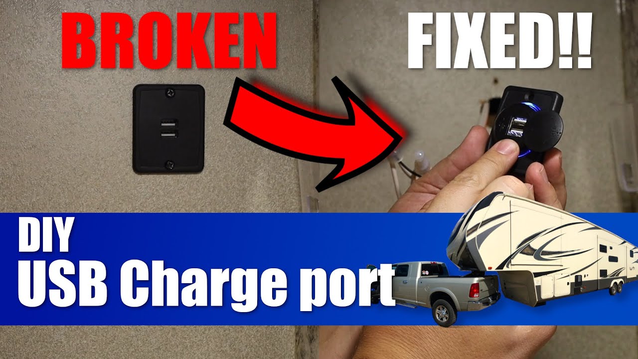 Replace USB Charging port in RV
