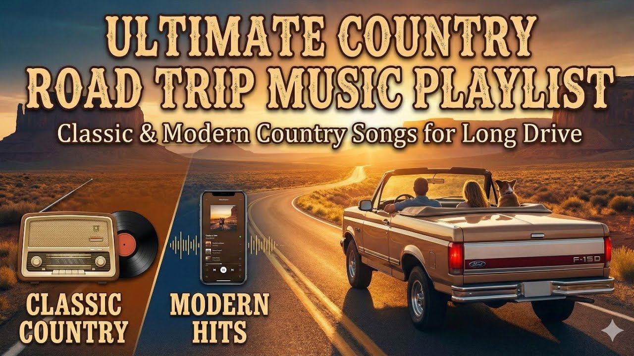 Ultimate Country Road Trip Music Playlist | Classic & Modern Country Songs for Long Drive