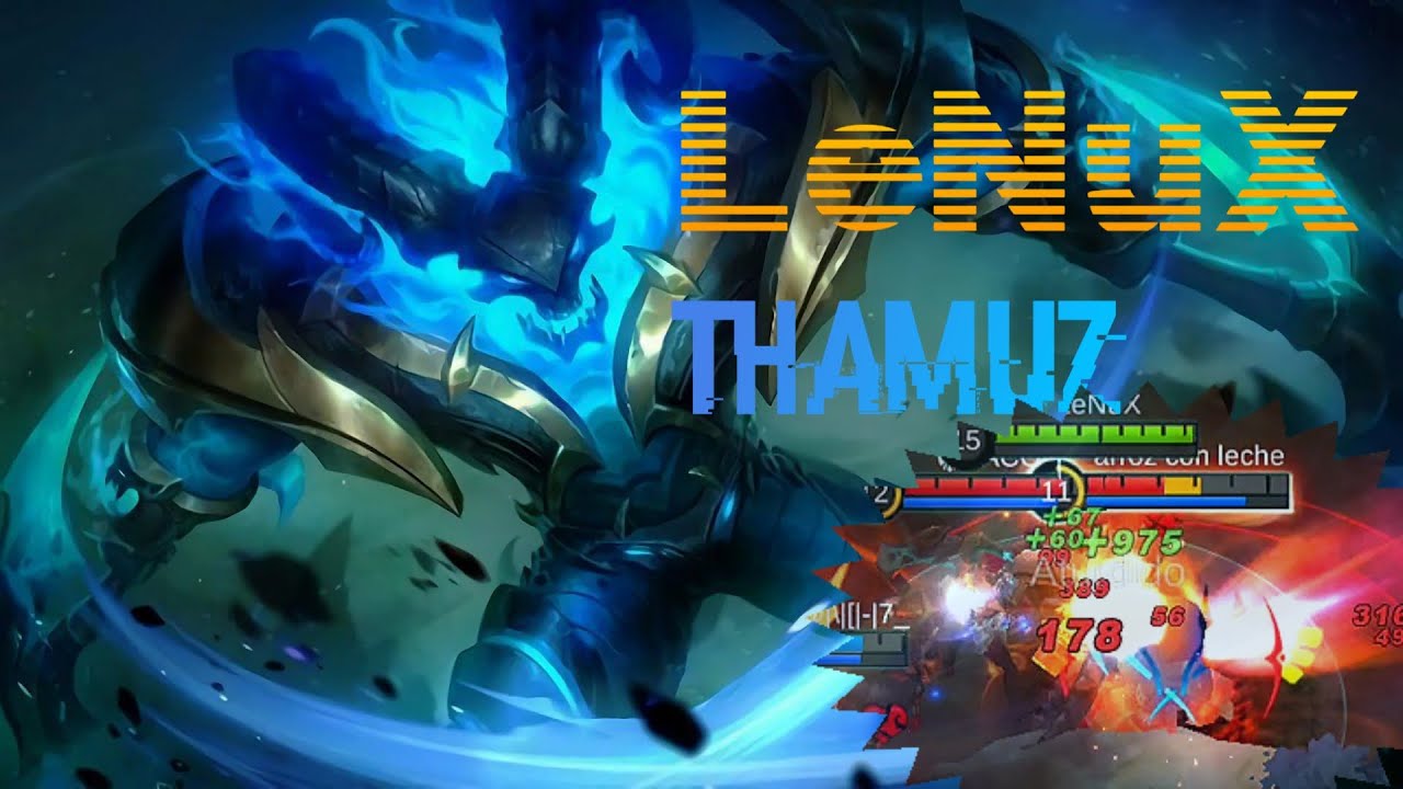 Mobile Legends, Combatiente THAMUZ La Rompe en Jungla Brutal 😱