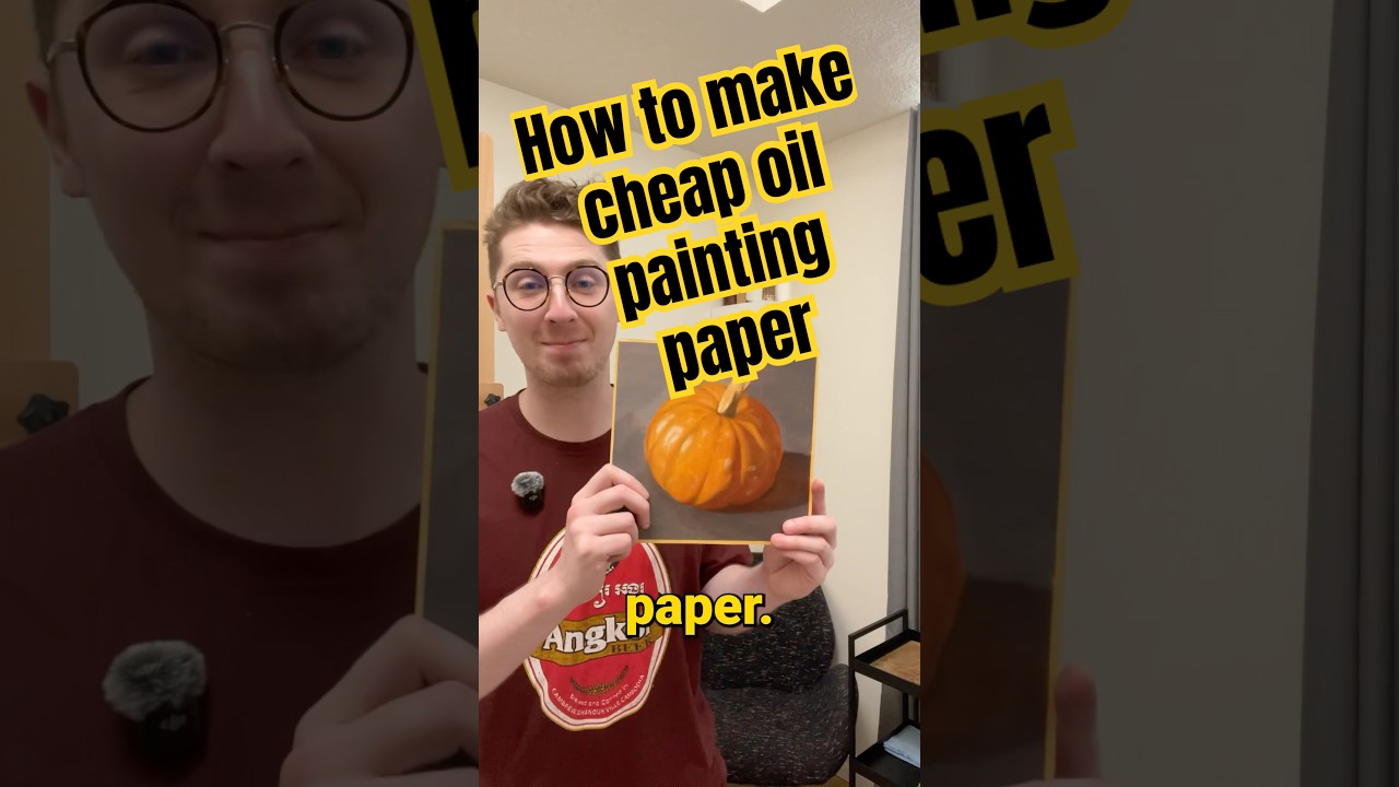 How to make cheap oil painting paper that won&rsquo;t warp and absorb