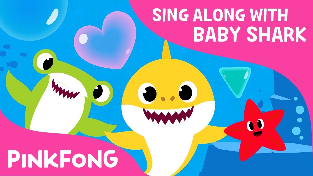Shapes in the Sea | Sing Along with Baby Shark | Pinkfong Songs for Children