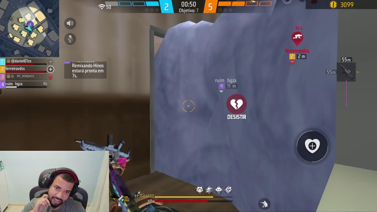 Jogando apostado - FREE FIRE