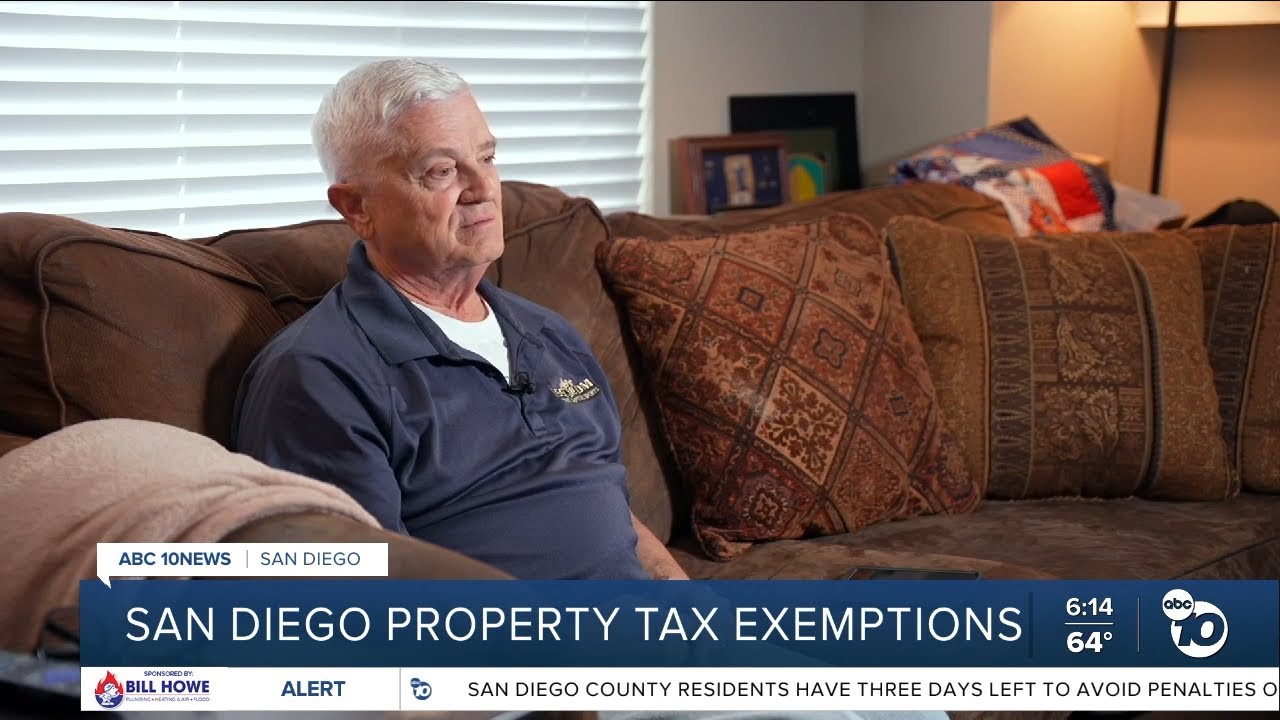 As seen on ABC 10 News:Property Tax Exemptions San Diego Residents May Qualify For.
