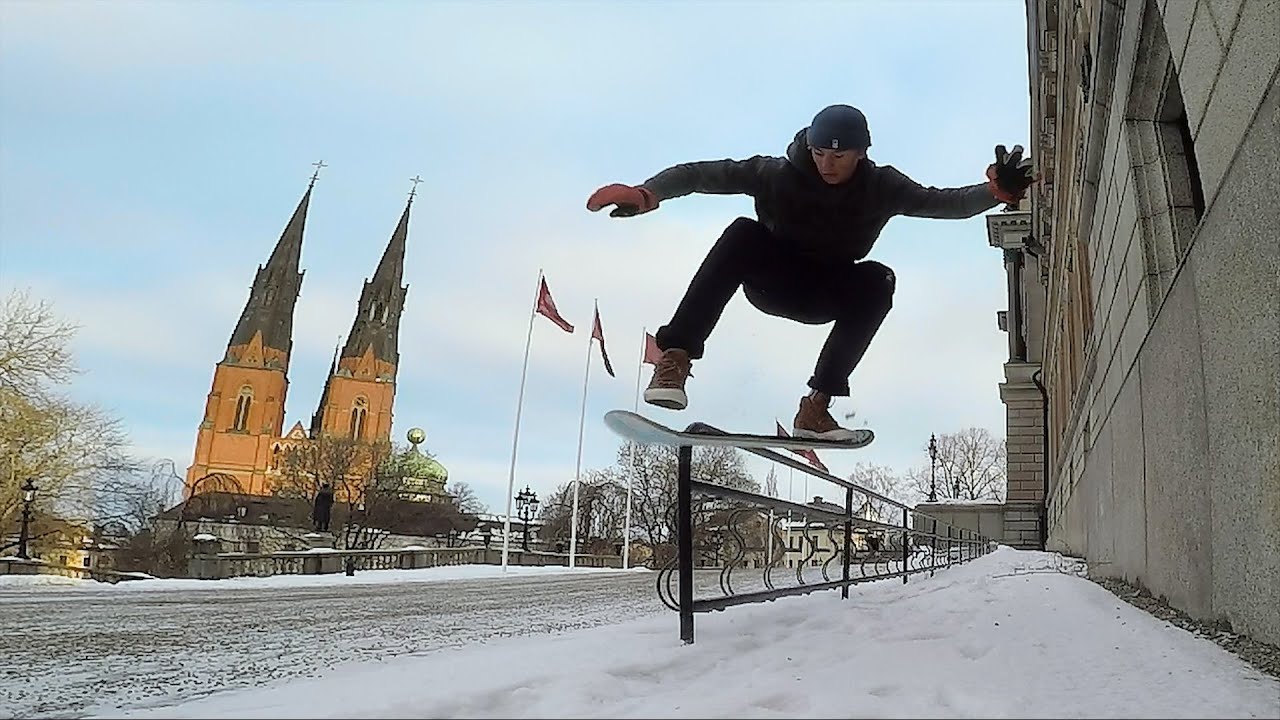Snowskate in Sweden 7