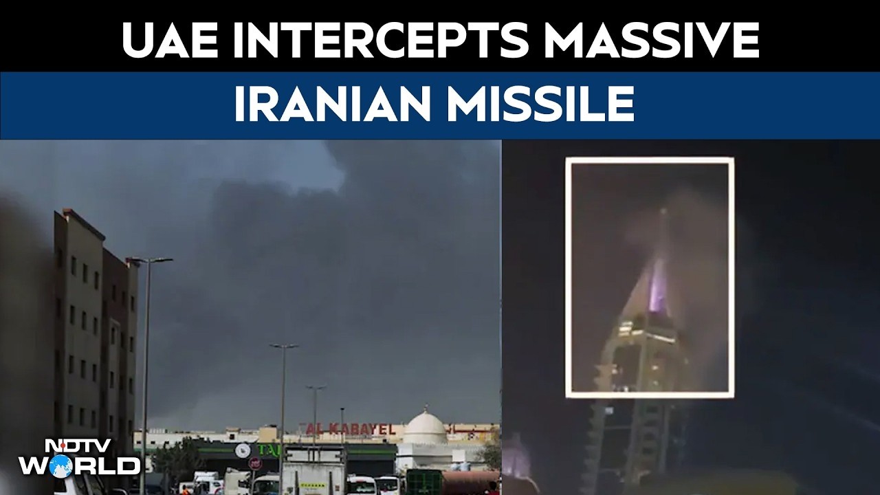 Iran Strikes UAE | UAE Intercepts Massive Iranian Missile And Drone Barrage