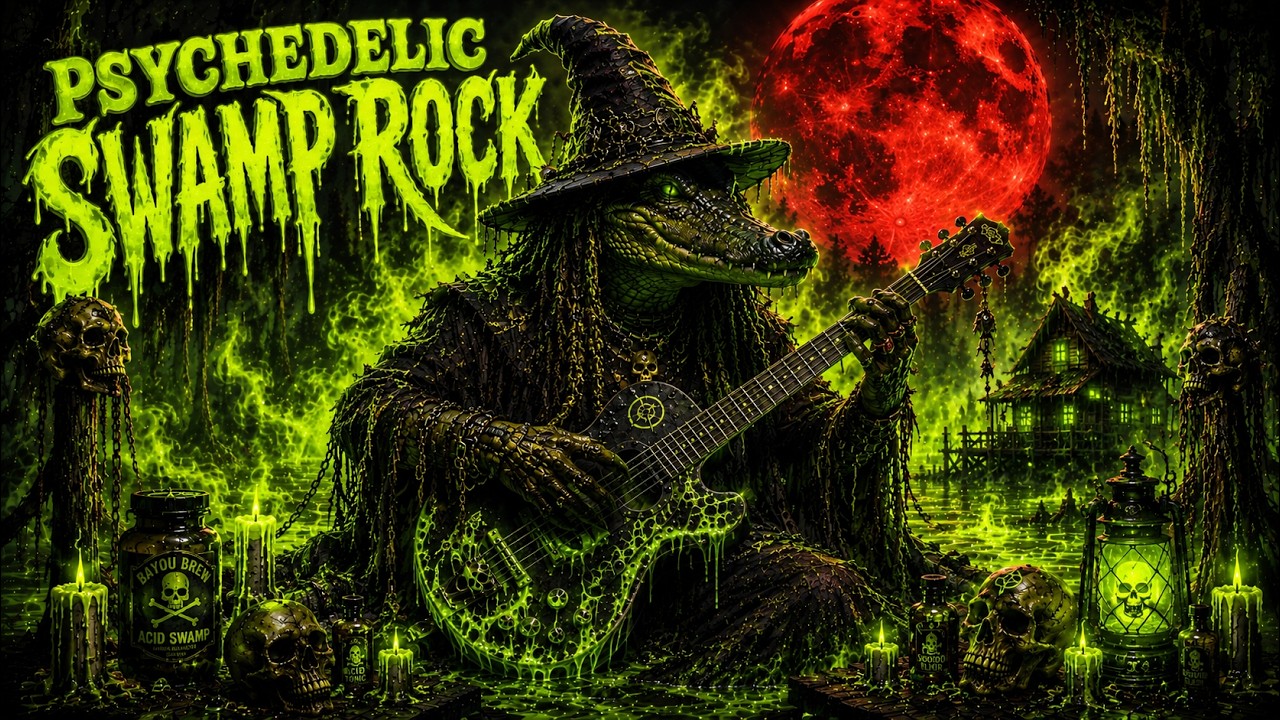Psychedelic swamp rock-blues trip - Dark ambient groove mix