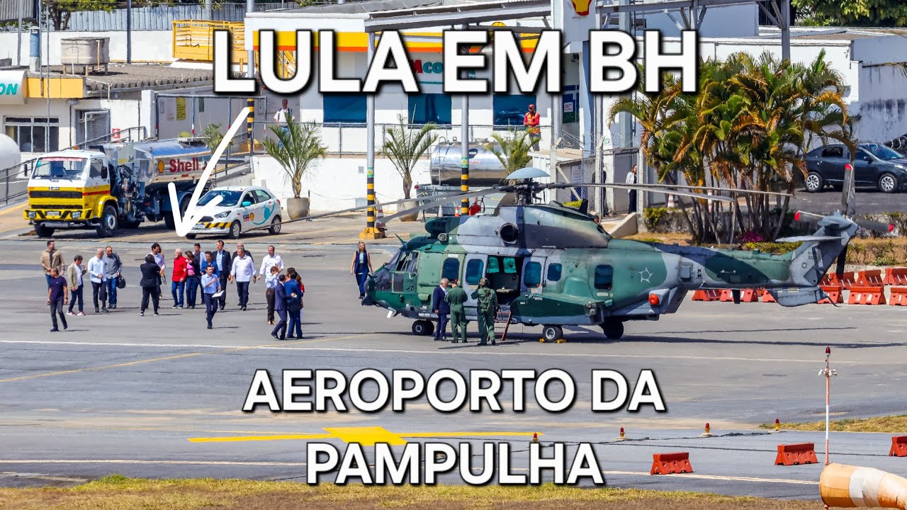 Chegada do Presidente Lula no Aeroporto da Pampulha, em Belo Horizonte, nesta sexta-feira, 29/08/25