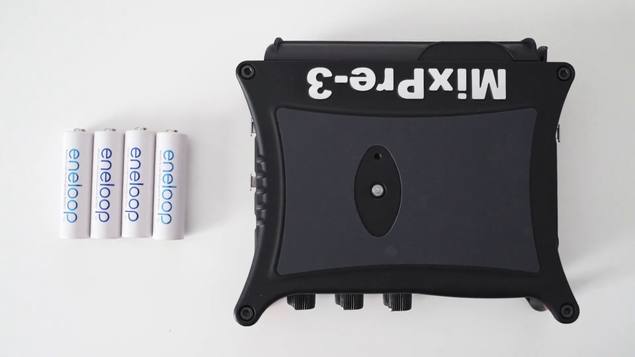Sound Devices MixPre-3 battery life with 4 Eneloops