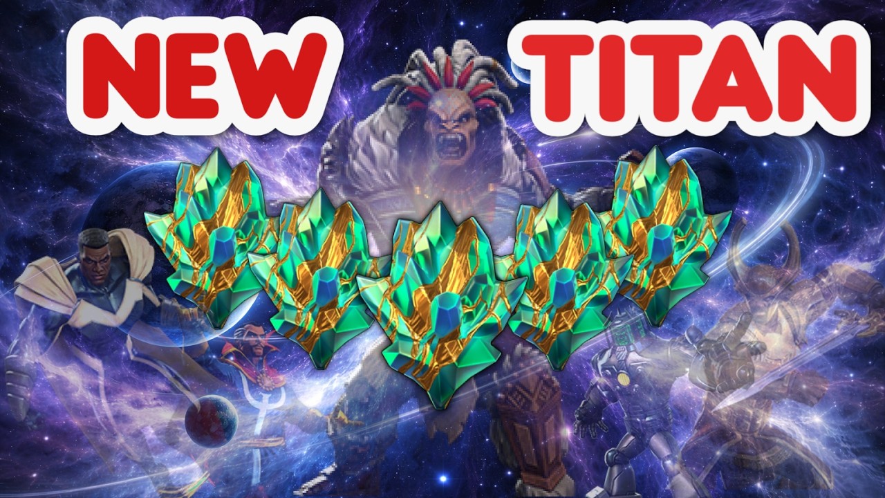 🔴DROPS!🔴NEW TITAN IS HERE!! Alt Account EQ!🔴 -LIVE MCOC-