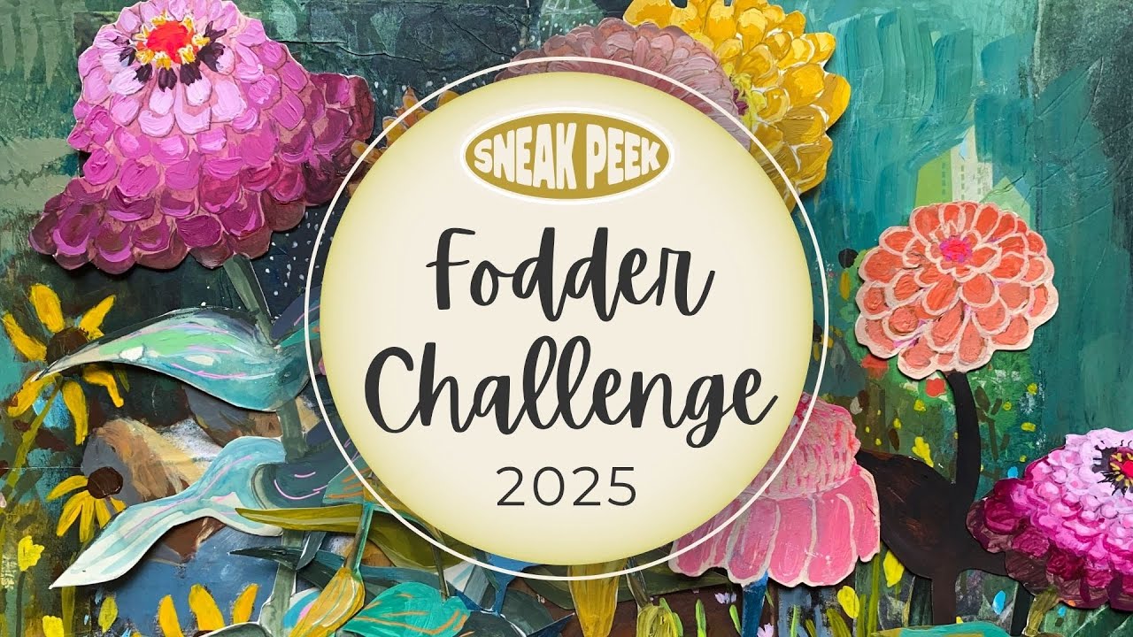 Вы не поверите, сколько произведений искусства я создала на Fodder Challenge 2025!