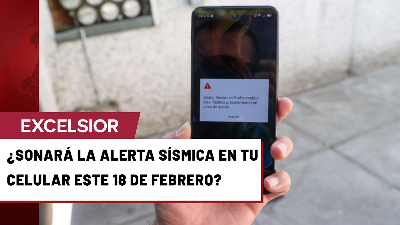 Simulacro s&iacute;smico activar&aacute; alerta en CDMX y Edomex este 18 de febrero
