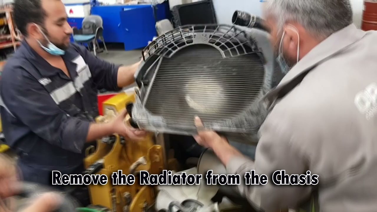 CATERPILLAR Forklift DP30NT Engine Overhaul - Engine Removal
