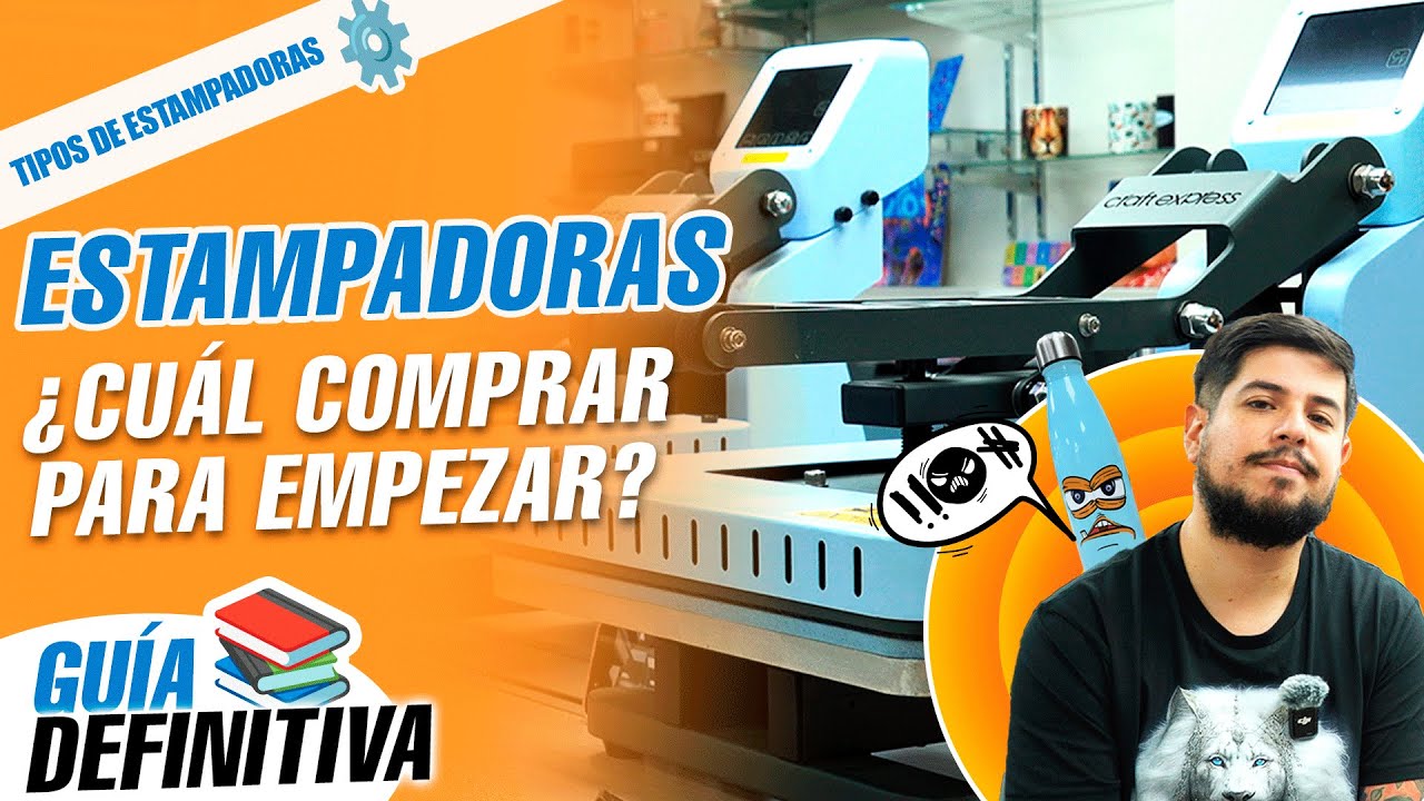 📦 ¿Cómo Elegir tu Primera Estampadora de Termotransferencia? Tipos: CLAM, SWING AWAY y Automáticas 🔥