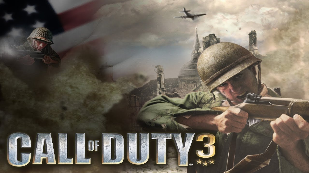 Call of Duty 3 Cutscenes (Game Movie) 2006