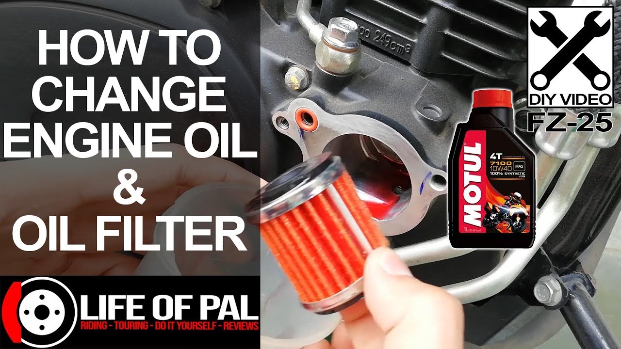 How to change engine oil and oil filter | FZ25 | DIY