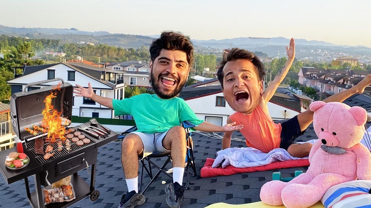24 SAAT BOYUNCA ÇATIDA YAŞAMAK! 🏡