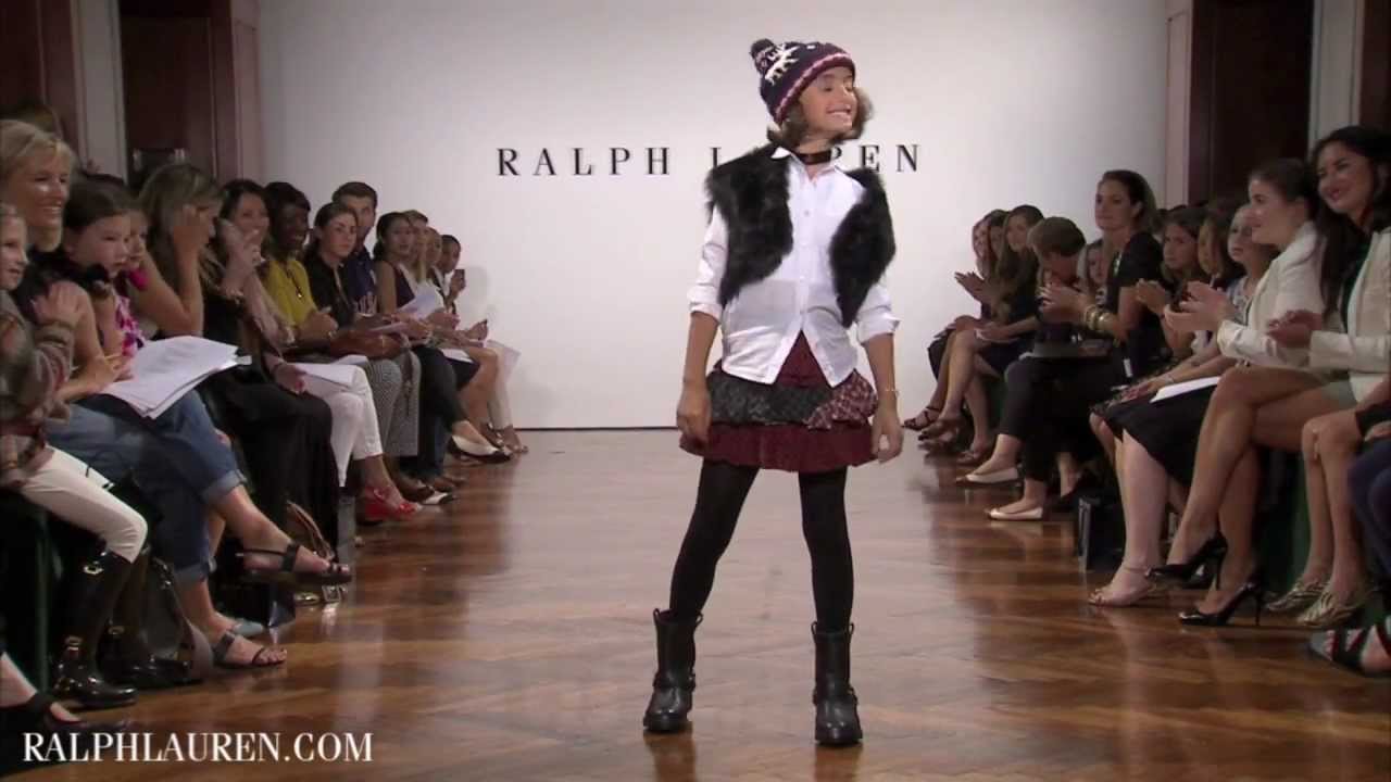 Ralph Lauren Girls Runway Holiday 2012