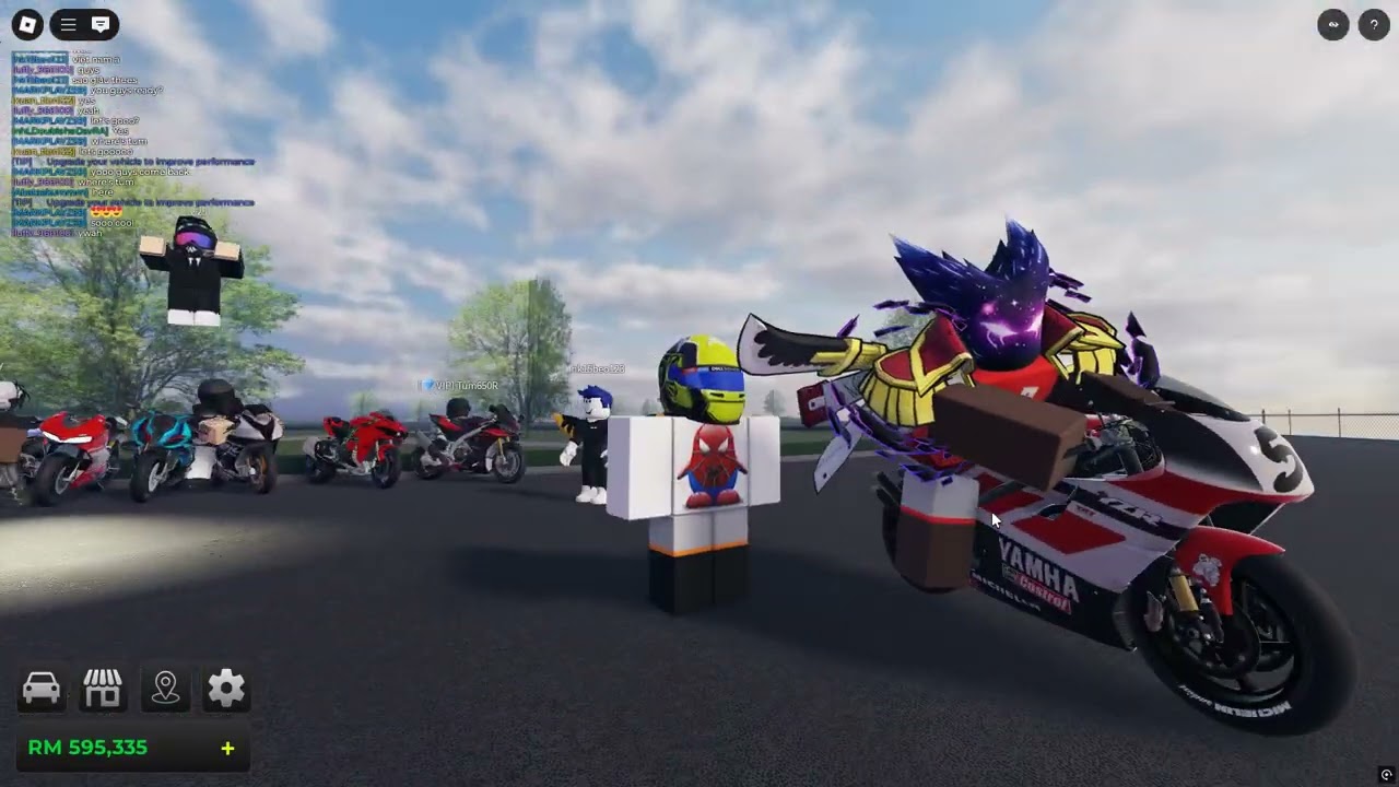The ride roblox | bike meet #2