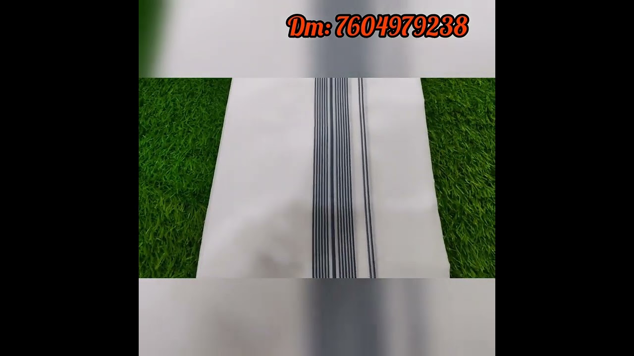 🕎8 Muzham Cotton Dhotis🕎🕎For Very tall People 🕎🕎Bleached 🕎