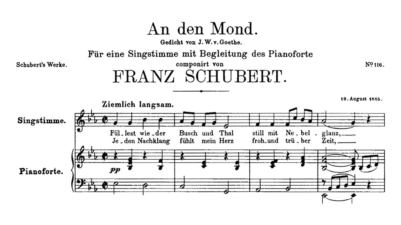 Schubert: An den Mond, D.259 - Hermann Prey, 1969 - Philips 6573 010