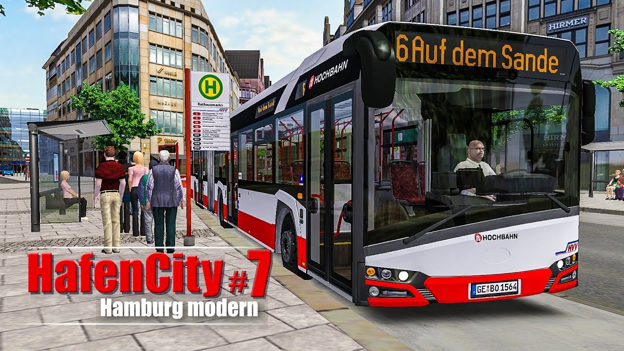 OMSI 2: Hamburg HafenCity #7 -Der SOLARIS Urbino 18 IV ist RAMMELVOLL! | BUS-SIMULATOR