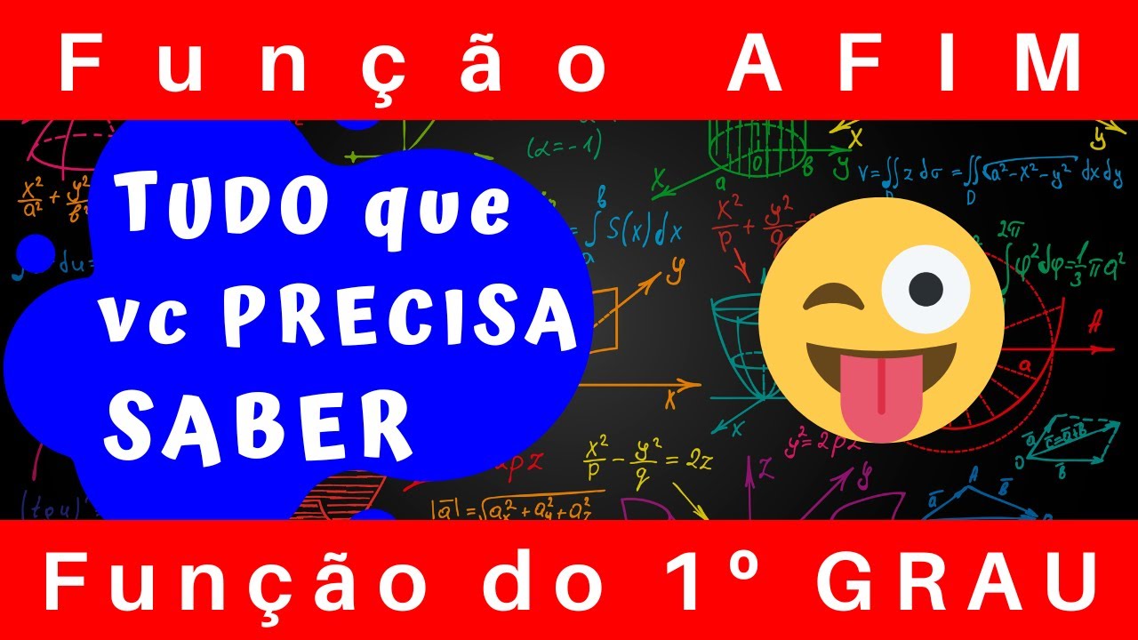 MATEM&Aacute;TICA do ENSINO M&Eacute;DIO 💡 FUN&Ccedil;&Atilde;O AFIM #exerc&iacute;cios #concursos
