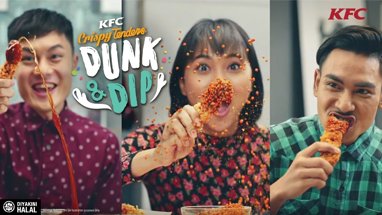 KFC Crispy Tenders Dunk & Dip - Rasai Keseronokannya