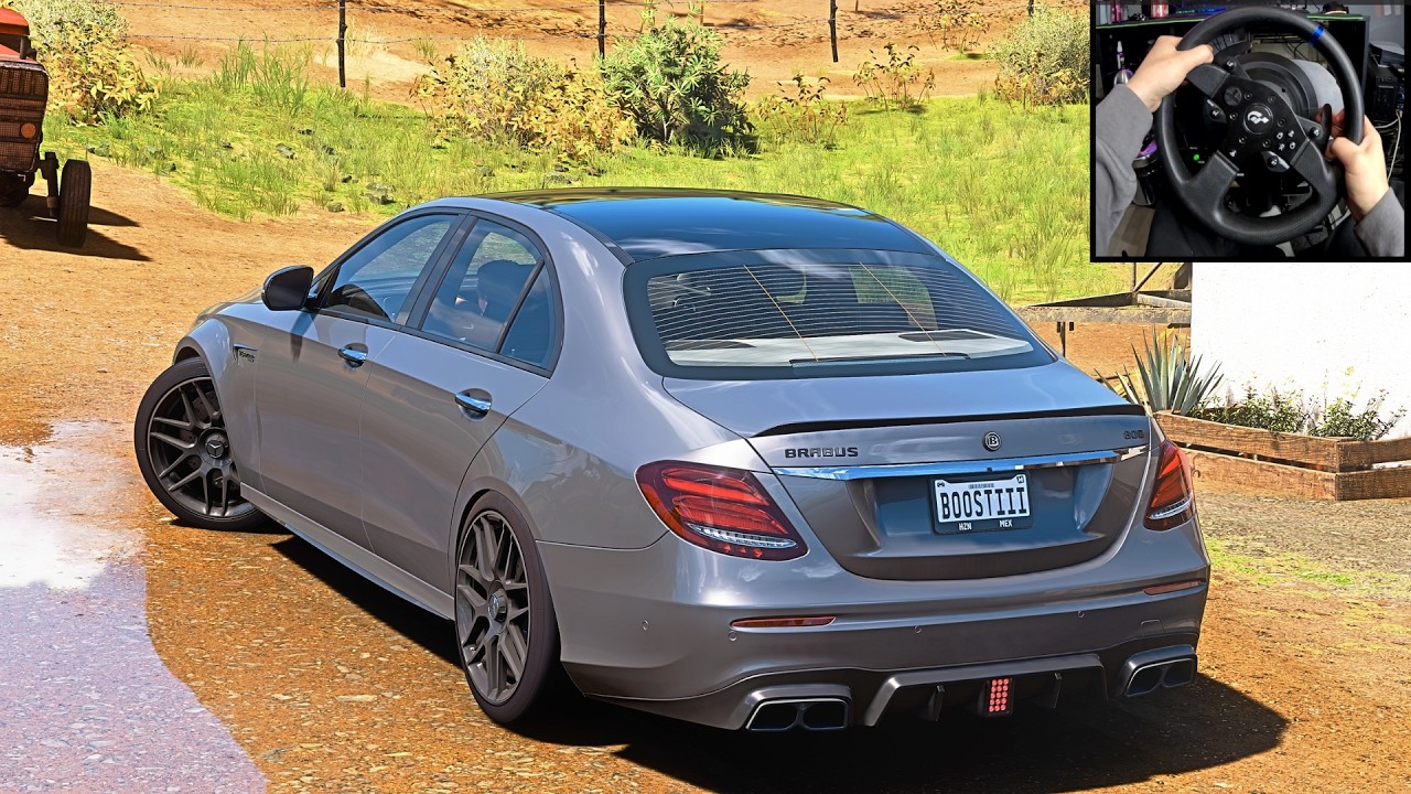 840HP Mercedes AMG E63 S - Forza Horizon 5 | Steering Wheel Gameplay