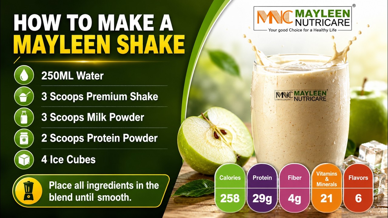 How to make a Mayleen Nutrition shake / Mayleen Premium Shake/Protein Powder/Milk Powder/Water