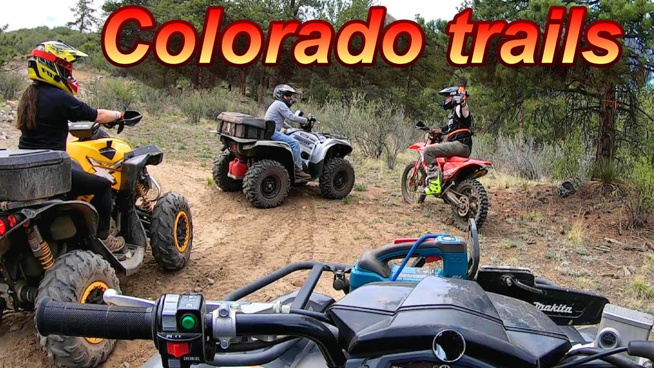 Colorado trail ride Badger Flats trail system. Can-am, Yamaha , Beta