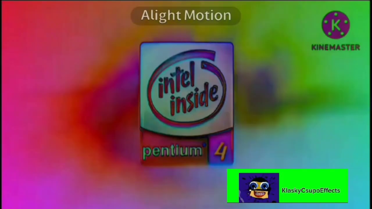 Intel inside pentium 1, 2, 3, 4 logo effects (Preview 2 effects) Reversed