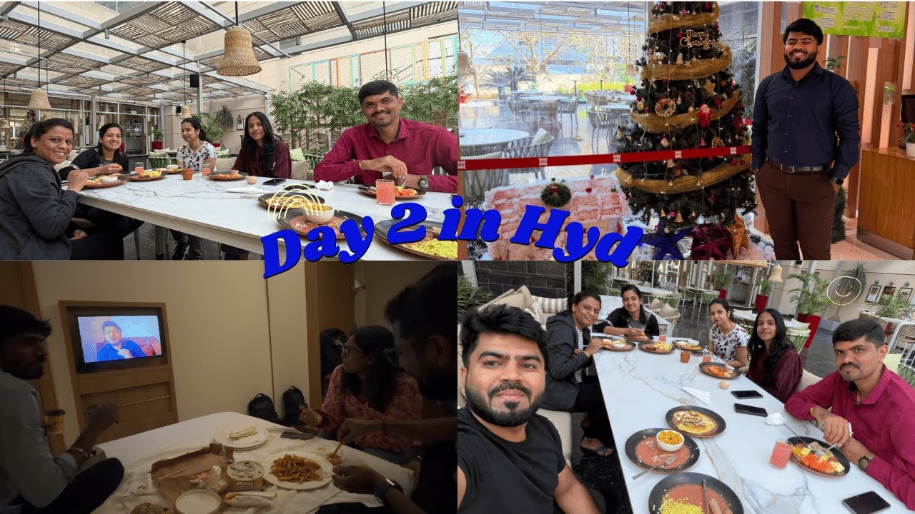 Day 2 | Hyderabad Office 🏢 | Ibis Breakfast, Team Bonding, Late-Night Work , Dinners & Memories