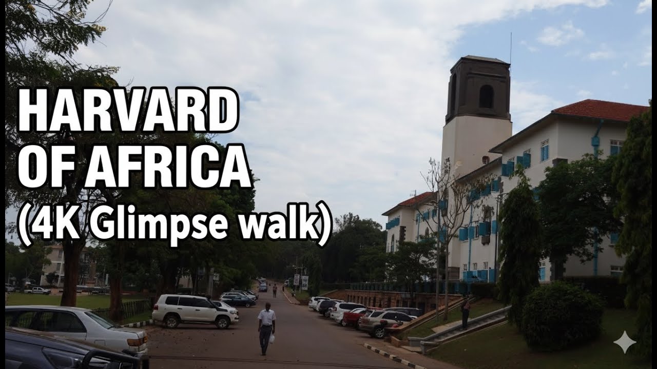 Historic 4K Walk through Makerere Uni KAMPALA UGANDA (Livingston Road and Pool Road)