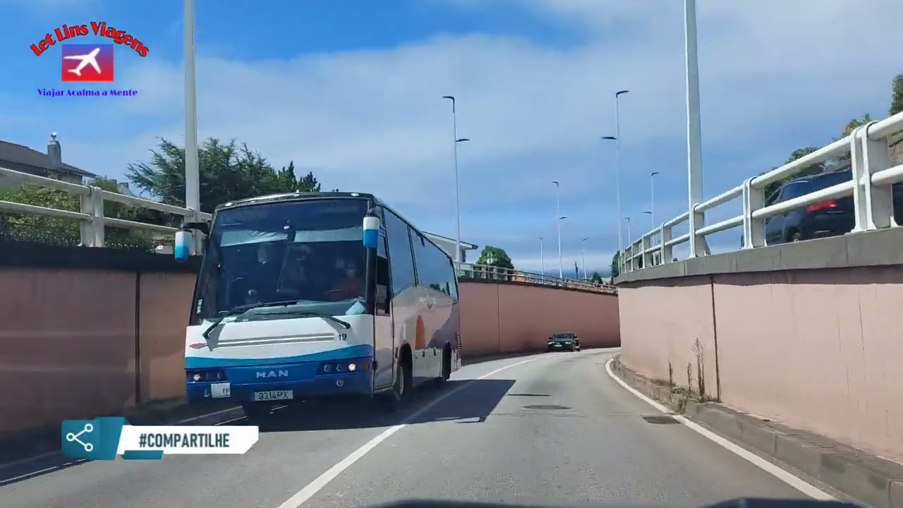 Fui dar uma Volta de Carro nas ruas de Viana do Castelo Portugal #vianadocastelo #portugal #europa