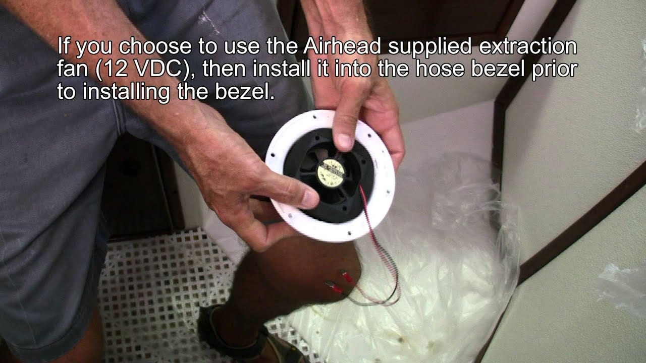 Installation Of An Airhead Composting Toilet
